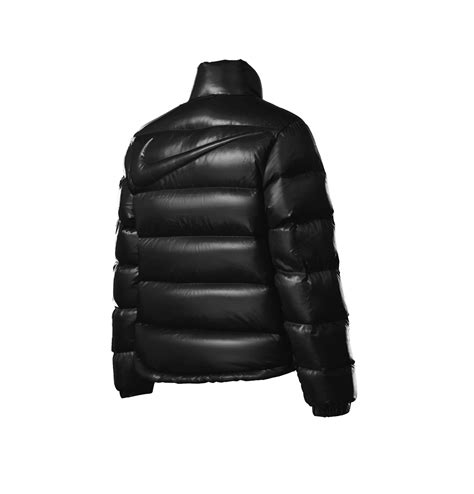 Sunset Puffer Black Down Jacket 